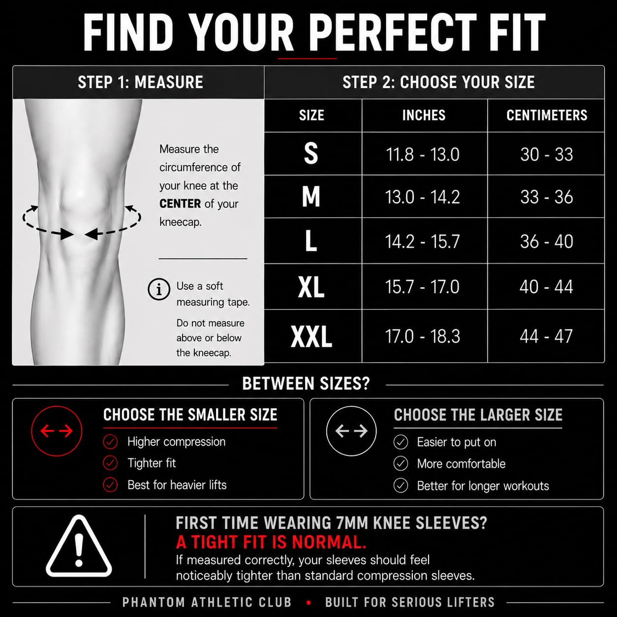 Amazon.com: 7mm Compression Knee Sleeves for Weightlifting Support